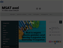 Tablet Screenshot of msat.nl